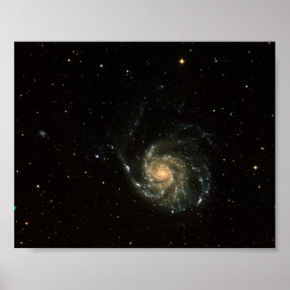Poster Nasa - Galáxia Espiral M101 Portfolio