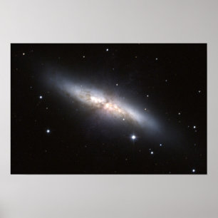 Póster NASA - Galáxia M82 de Starburst