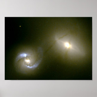 Poster NASA - Galáxias de Colisão NGC1410 e NGC1409