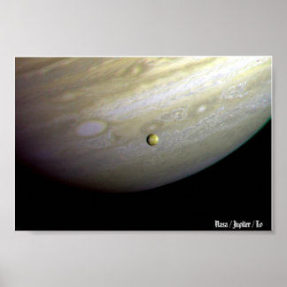 Poster Nasa / Júpiter / Lo (Lua)