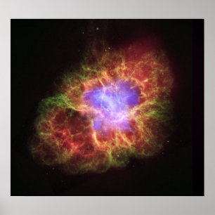 Póster NASA - Nebulosa do Caranguejo