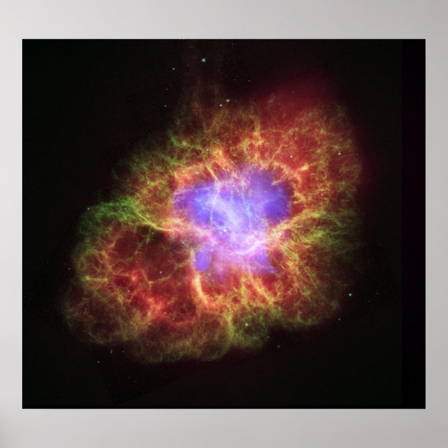 Póster NASA - Nebulosa do Caranguejo (Frente)
