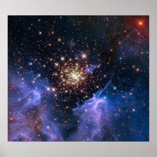 Póster NASA super do conjunto de estrela de NGC 3603