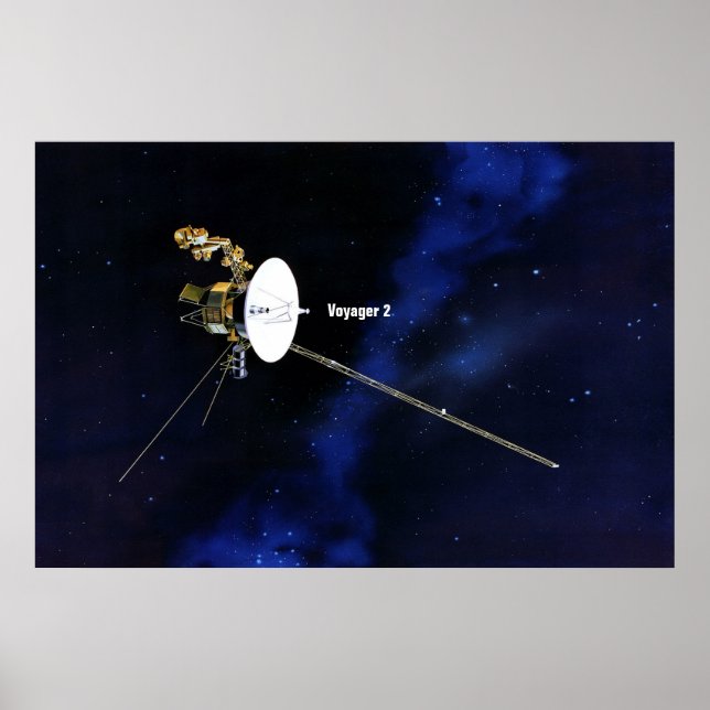 Poster NASA / Voyager 2 / (Frente)
