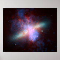 NASA - X-ray-Visible-Infrared Image da M82