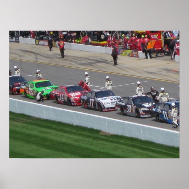 Poster Nascar (Frente)
