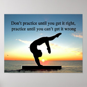 PÓSTER NASCER A GYMNAST CHAMPION