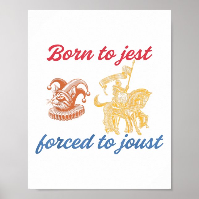 Poster Nascer A Jest Forçado A Apenas Design (Frente)