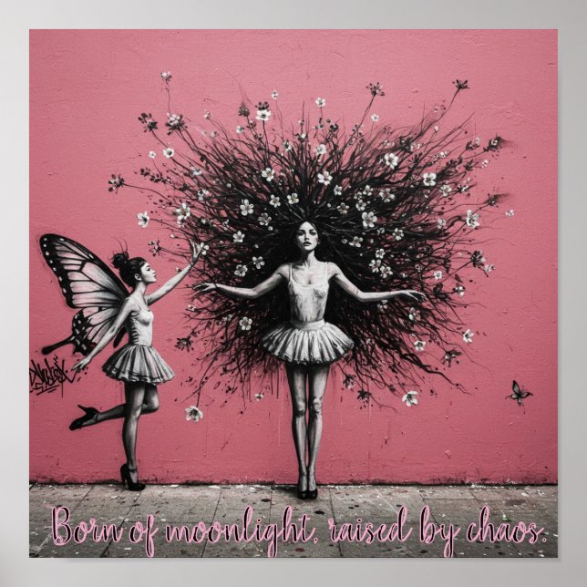 Poster Nascer da lua, levantada pelo caos. (Frente)