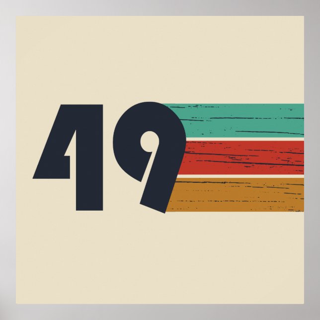 Poster nascer de aniversário de 1949 (Frente)