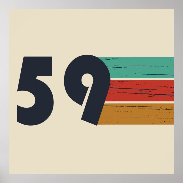 Poster nascer de aniversário de 1959 (Frente)