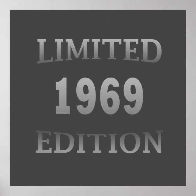 Poster nascer de aniversário de 1969 (Frente)