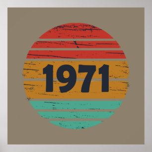 Poster Nascer de aniversário de 1971