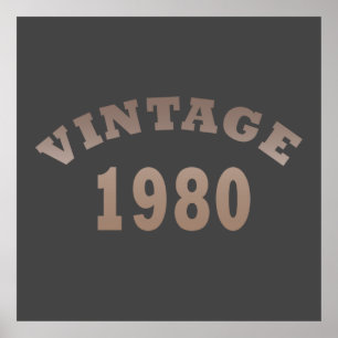 Poster nascer de aniversário de 1980