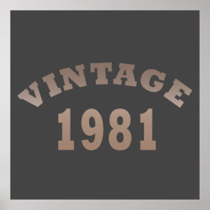 Poster Nascer de aniversário de 1981