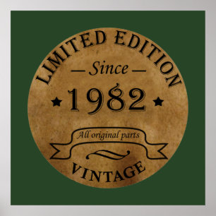 Poster Nascer de aniversário de 1982