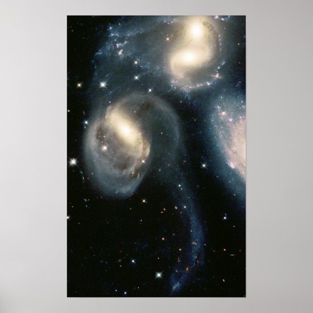 Póster NASCER de Clusters da NASA em Carina (Frente)