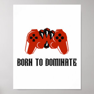 Poster Nascer De Dominar O Gaming Claw Gamer Controller D