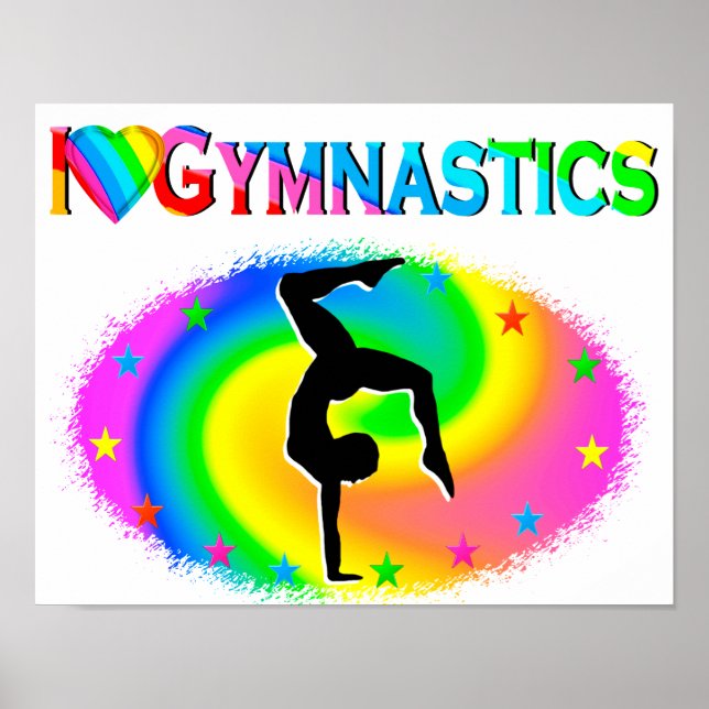 POSTER NASCER DE SER UMA CAMPEONA GYMNAST (Frente)