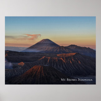 Poster Nascer do Sol Amanhecer no Monte Bromo Indonésia V