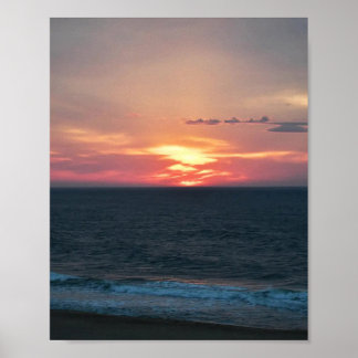 Poster Nascer do Sol Ardente, Ocean City