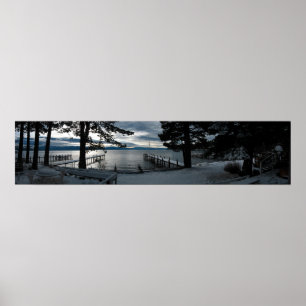 Póster Nascer do sol de domingo em Lake Tahoe