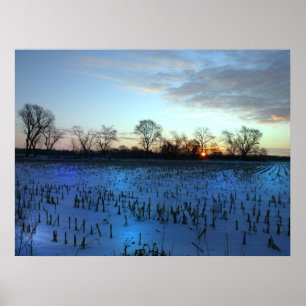 Póster Nascer do sol de Iowa