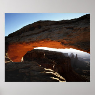 Poster Nascer do sol do arco do Mesa