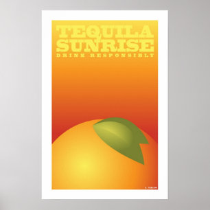 Póster Nascer do sol do Tequila (poster pequeno)