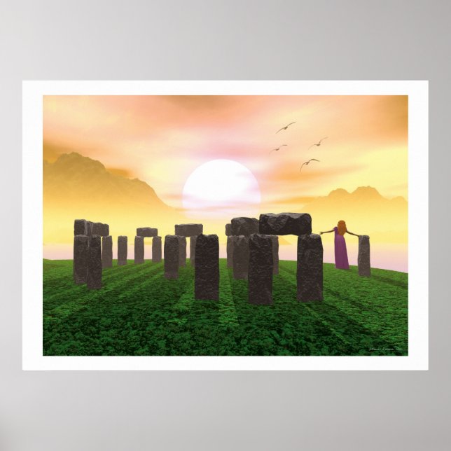 Póster Nascer do Sol em Avalon (Frente)