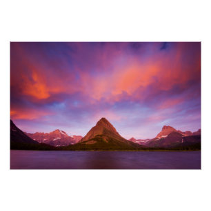 Póster Nascer do sol na geleira