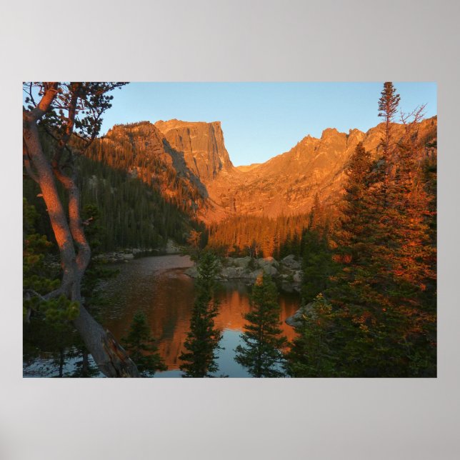 Poster Nascer do sol no Dream Lake II (Frente)