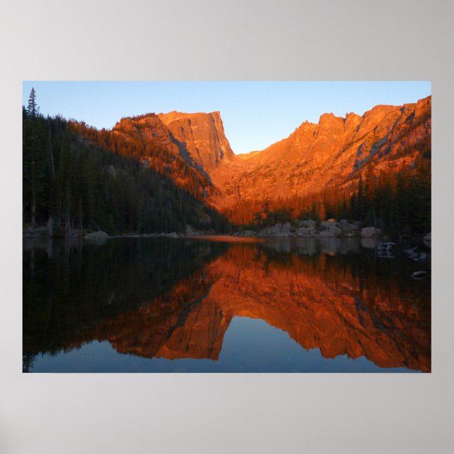Poster Nascer do sol no Dream Lake III (Frente)