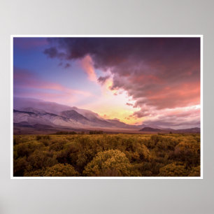 Poster Nascer do sol no Owens Valley