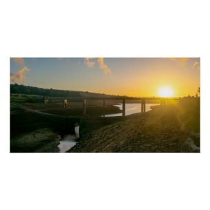 Póster Nascer do Sol Sobre a Ponte Baitings - Profundezas