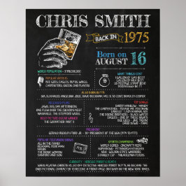 Poster Nascer em 1975 - Sinal masculino para a 45ª Festa 