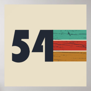 Poster nascer em presente de aniversário de 70 de 1954