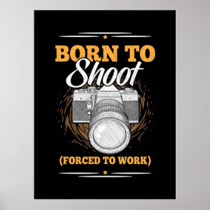 Poster Nascer Fotógrafo Para Tirar Fotografias