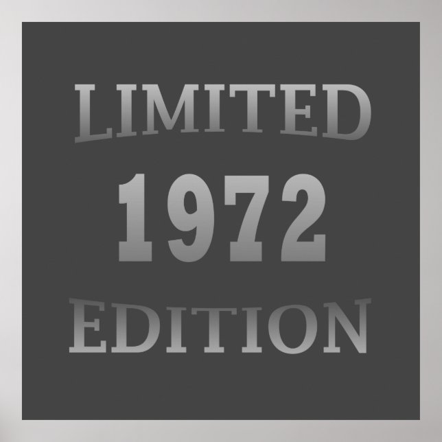 Poster nascer na edição limitada de 1972 (Frente)