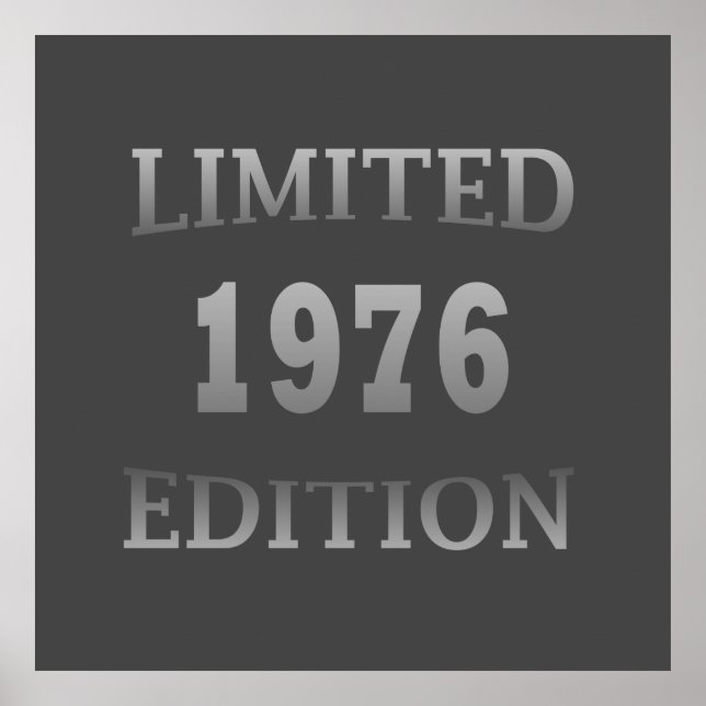 Poster nascer na edição limitada de 1976 (Frente)