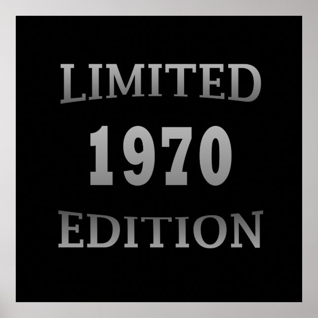 Poster Nascer na edição limitada de aniversário de 1970 (Frente)