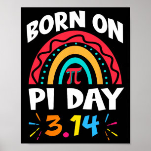 Poster Nascer No Dia De Aniversário Do Pi, 2025, Rainbow 