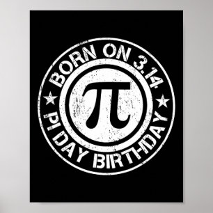 Poster Nascer No Dia De Aniversário Do Pi 3.14