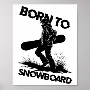 Poster Nascer para Snowboard1