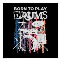 Nascer Para Tocar Drumm Drumming Rock Music Banda