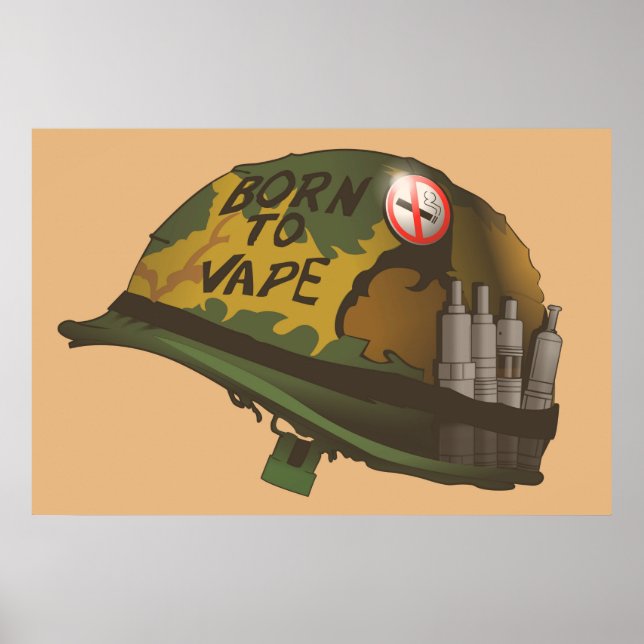 Póster Nascer para Vape (Frente)