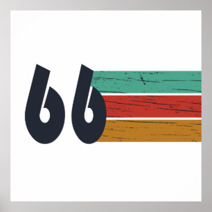 Poster Nascido em 1966 presente de 60 anos de idade