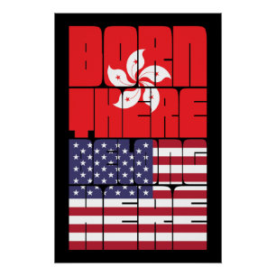 Póster Nascido em Hong Kong, Pertence Americano