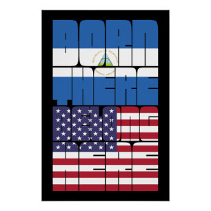 Póster Nascido na Nicarágua, pertence americano