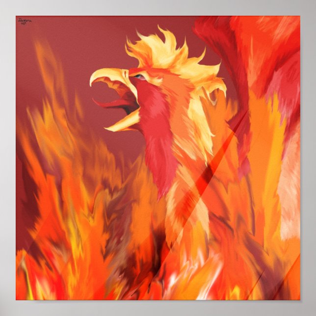 Póster Nascimento de heonix (Frente)